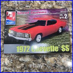 2002 AMT Ertl Street Custom 1972 Chevelle SS Model Kit 125 Open Box Sealed Paks