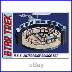 2013 AMT Star Trek Enterprise Bridge Set 132 Scale Model Kit 808 with 6 figures 9