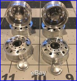 22 Inch Aluminum Wheels With Top Hats For Amt Ertl Revell Italeri