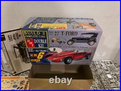27 T-Ford 1927 Model T & XR-6 1/25 Model Kit AMT Vintage MIB NEW Unbuilt