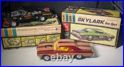 2 1966 Buick Skylark- AMT 1/25th scale model kit, original kit #6566-150