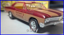2 1966 Buick Skylark- AMT 1/25th scale model kit, original kit #6566-150