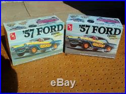 2 Amt'57 Ford Hardtop Flashback 1/25 Scale Model Car Kits T285/1010 New Nib