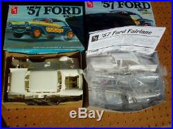 2 Amt'57 Ford Hardtop Flashback 1/25 Scale Model Car Kits T285/1010 New Nib