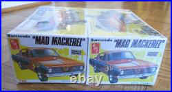 2 NEW Sealed AMT T160 Barracuda Mad Mackerel Model Kits Rare & Vintage