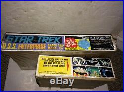 2 Vintage 60's/70's Star Trek AMT Model Kits, Sealed U. S. S. Enterprise, Galileo 7