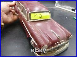 #2 Vintage amt 1951 Henney Packard Wind Up Ambulance / Hearse Car, 1/25 PROMO