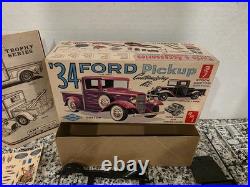 34 Ford Pickup Truck 1934 1/25 Model Kit AMT Vintage MIB NEW Unbuilt