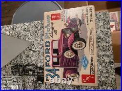 34 Ford Pickup Truck 1934 1/25 Model Kit AMT Vintage MIB NEW Unbuilt