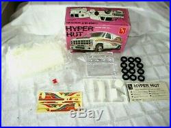 3-1970's-amt Custom Van Model Kits-chev-ford-huyer Hut-foxy Box-cuckoo Nest