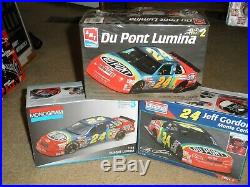 3 Factory Sealed Jeff Gordon #24 Dupont Lumina/monte Carlo Model Kits