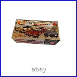 3 In 1 1960 Customizing Convertible Kit AMT Model Car Kit Race Custom Stock