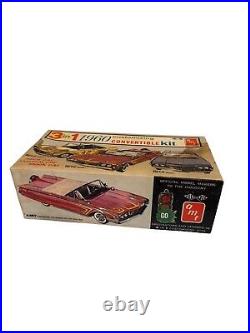 3 In 1 1960 Customizing Convertible Kit AMT Model Car Kit Race Custom Stock