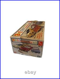 3 In 1 1960 Customizing Convertible Kit AMT Model Car Kit Race Custom Stock