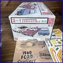 3 In 1 1960 Customizing Convertible Kit AMT Model Car Kit Race Custom Stock