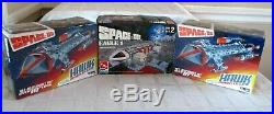 3- Mpc-amt- Space 1999 Hawk Mark IX & Eagle 1 Transporter Model Kits- 2-sealed