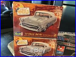 4 1/25 Revell n AMT 1957 Chevy Sealed Model Kits NIB