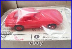 4 AMT Matchbox Street Magic 143 FORD MUSTANG & CAMARO Snap-Fit Model Kit Set`78