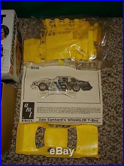 4 Vintage 80's/90's, 3 Sealed, Earnhardt NASCAR Model Kits, AMT #8046 T-Bird, Lumina