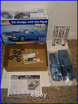 4 Vintage 90s Sealed Mopar Muscle Car Model Kits, Super Bee, GTX, Challenger R/T