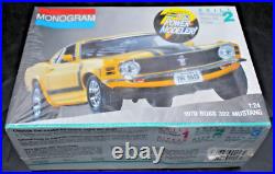 4pc New 1/24 1/25 Model Kit 1968 1969 1970 1971 FORD Mustang Mach 1 Boss 302 GT