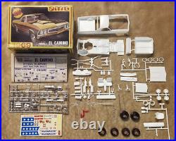 51 year old AMT 1969 SS396 El Camino 3in1 customizing kit- MINT MINT unbuilt