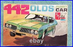 51 year old AMT / JOHAN 1970 Oldsmobile 442 3in1 funny car kit MINT 100% unbuilt