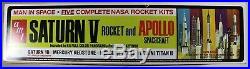 5 NASA Rocket Model Kits Saturn 1B/V & Apollo Spacecraft, Mercury, Gemini Titan