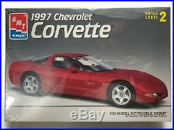 5 Sealed Revell/Monogram & AMT/ERTL'97 and'98 Corvette 1/25 Plastic Model Kits