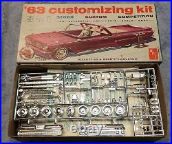 61 year old AMT 1963 Mercury Meteor S33 3in1 customizing kit COMPLETE & MINT