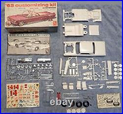 61 year old AMT 1963 Mercury Meteor S33 3in1 customizing kit COMPLETE & MINT