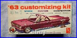 61 year old AMT 1963 Mercury Meteor S33 3in1 customizing kit COMPLETE & MINT