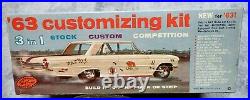 61 year old AMT 1963 Mercury Meteor S33 3in1 customizing kit COMPLETE & MINT