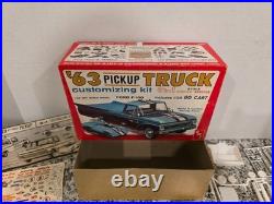 63 Ford F-100 Pickup Truck 1963 1/25 Model Kit AMT Vintage MIB NEW Unbuilt