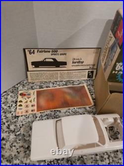64 Fairlane Hardtop 500 1964 1/25 Model Kit AMT Vintage MIB Some Started