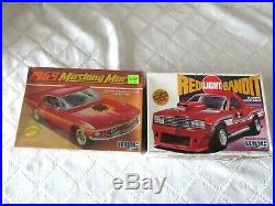 6-vintage Muscle Car Model Kits-amt-mpc-63 Corvette-corvair-mustang-gto-elcamino