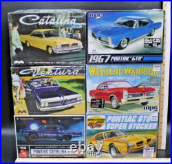 6pc New MPC AMT PONTIAC GTO CATALINA VENTURA 1/25 Model Kit
