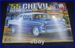 6pc Sealed New 1/25 Model Kits 1955 CHEVY BEL-AIR Sedan 2 in 1 AMT MONOGRAM