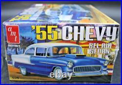 6pc Sealed New 1/25 Model Kits 1955 CHEVY BEL-AIR Sedan 2 in 1 AMT MONOGRAM