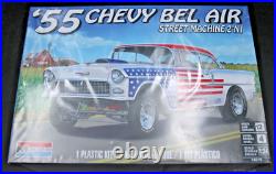 6pc Sealed New 1/25 Model Kits 1955 CHEVY BEL-AIR Sedan 2 in 1 AMT MONOGRAM