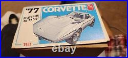 77 Corvette CB Radio AMT 125 Model Kit MIB Box Sealed bag