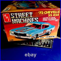 AMTERTL'72 Chevy Chevelle SS 454 Street Machine1/25#6536 F/S kit rare1983 Last 1