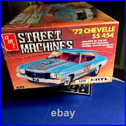 AMTERTL'72 Chevy Chevelle SS 454 Street Machine1/25#6536 F/S kit rare1983 Last 1