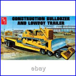 AMT 1218 1/25 Lowboy Trailer & Bulldozer Combo