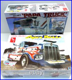 AMT 125 Malone's Super Boss & Papa Truck Transport Sealed Boxed Model 2pc