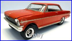 AMT 125 Scale 1964 Chevrolet Nova SS Gasser John Klaver Pro-Built Model Kit