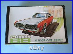 AMT 125 Scale 1968 Mercury Cougar Annual Kit Sealed