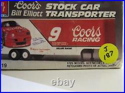 AMT 125 Scale Coors Bill Elliott Ford Thunderbird, Transporter & Kenworth Prime