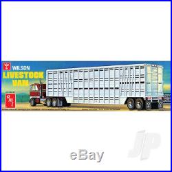 AMT 125 Wilson Livestock Van Trailer Truck Plastic Kit