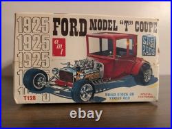 AMT 1925 Ford Model T Coupe Street Rods Model Kit 1970s Factory Sealed